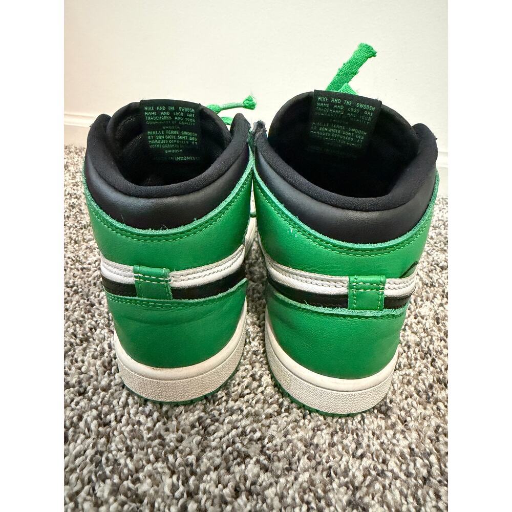 Nike Air Jordan 1 Retro High OG "Lucky Green" youth size 3 - Picture 6 of 7